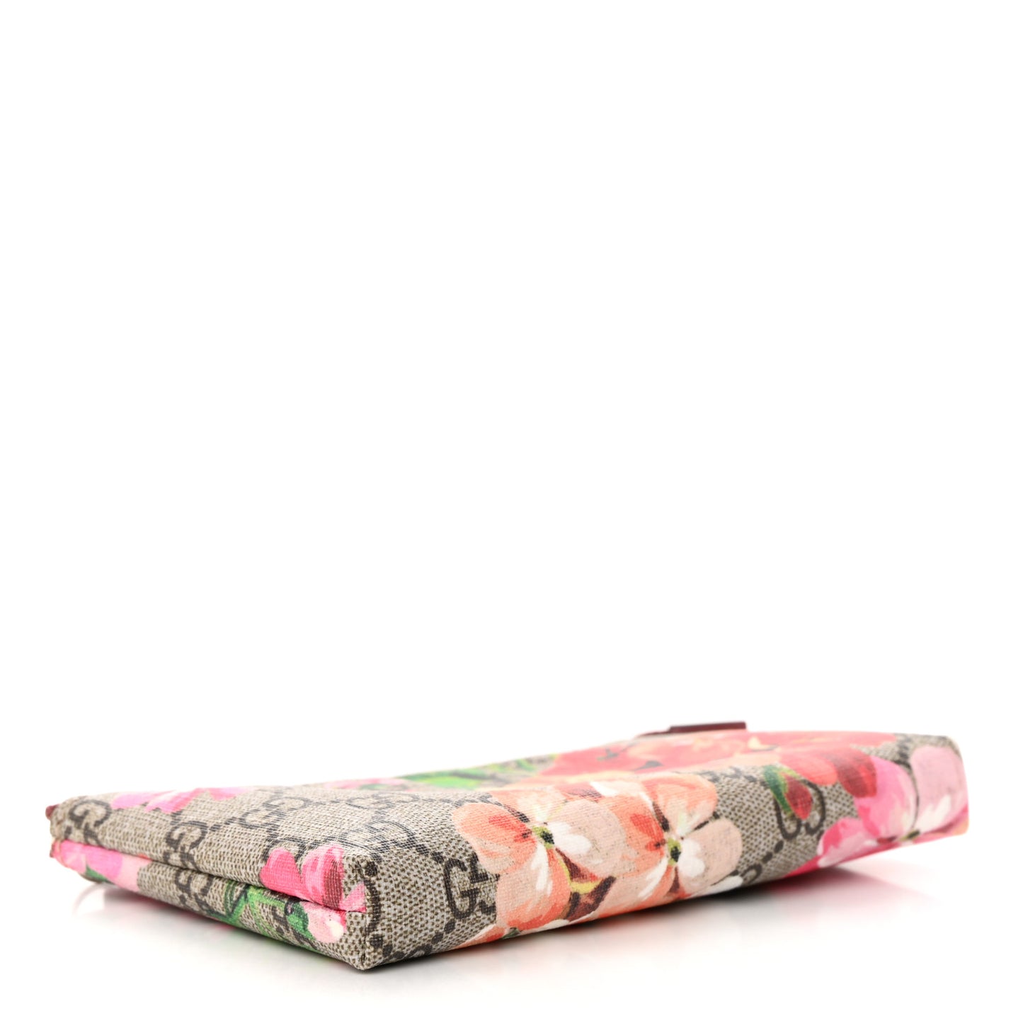 GG Supreme Monogram Blooms Pouch Beige Multicolor Dry Rose