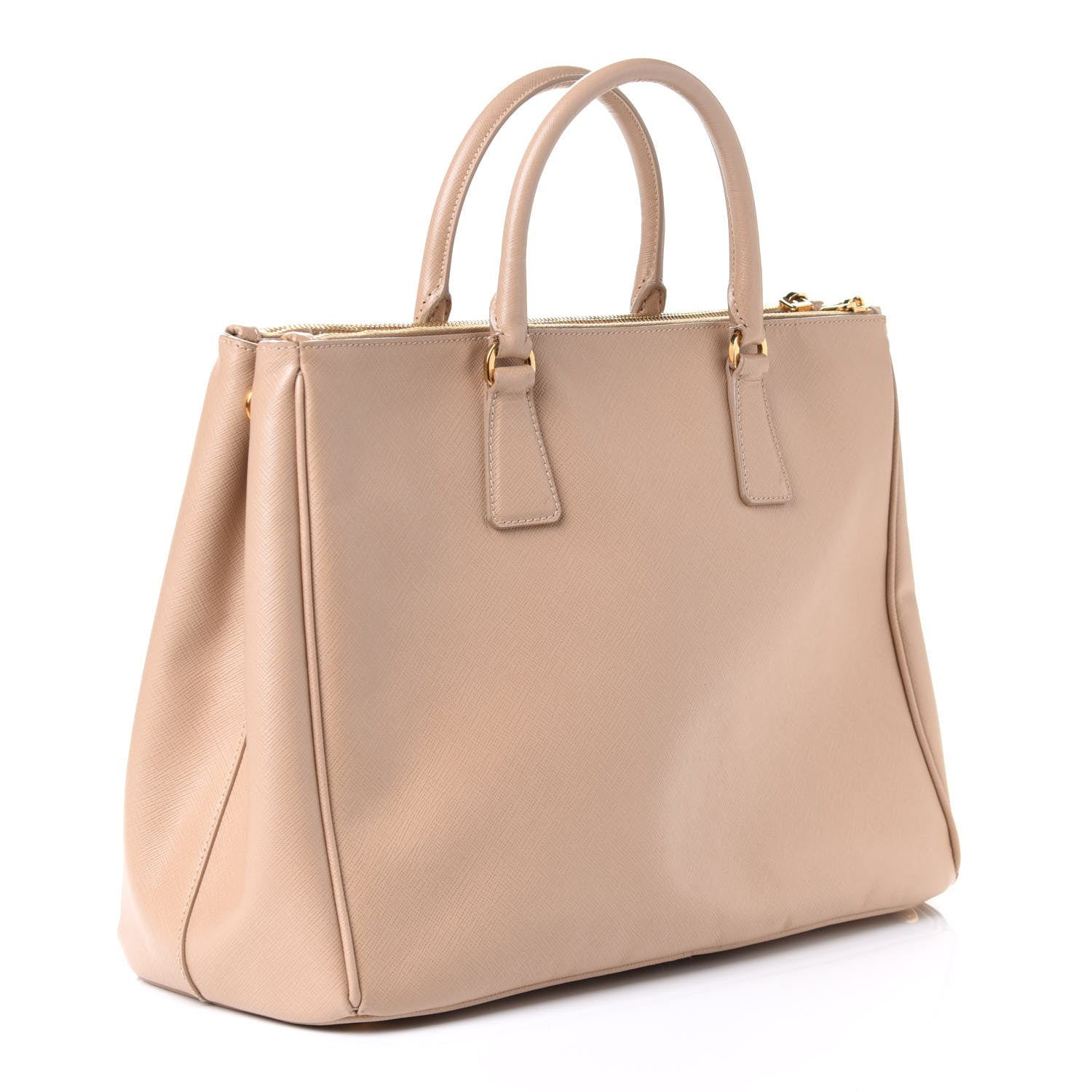Prada Saffiano Large Galleria Double Zip Tote Sabbia 2 of 4
