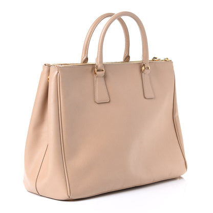Prada Saffiano Large Galleria Double Zip Tote Sabbia 2 of 4