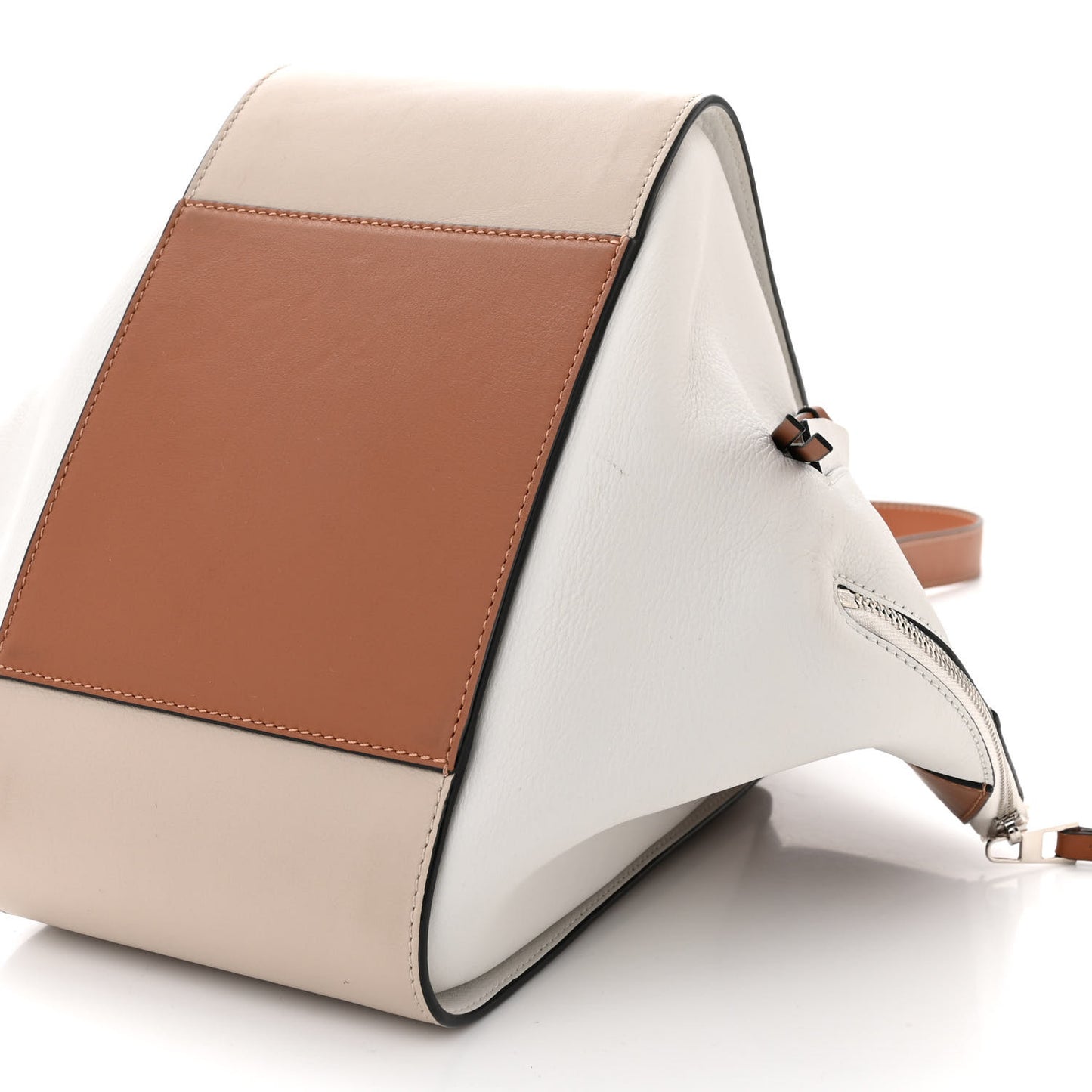 Calfskin Small Hammock Shoulder Bag Light Oat Tan