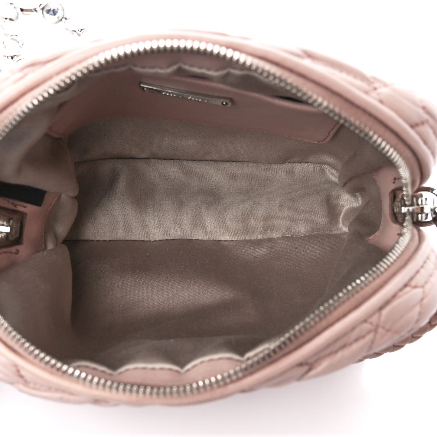 Nappa Matelasse Crystal Camera Bag Cammeo