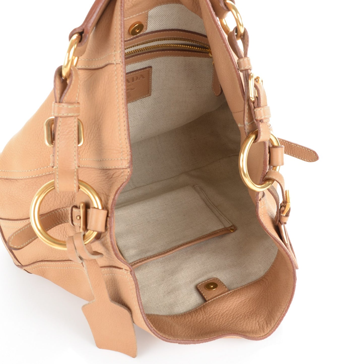 Cervo Sacca Shoulder Bag Naturale