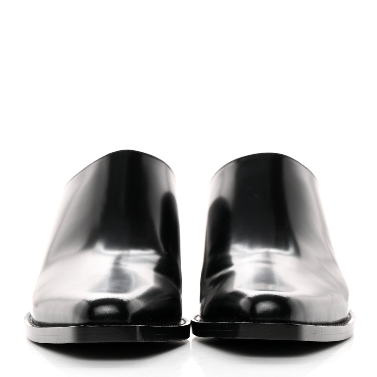 Vitello Abrasivato FF Cut Mules 39.5 Black