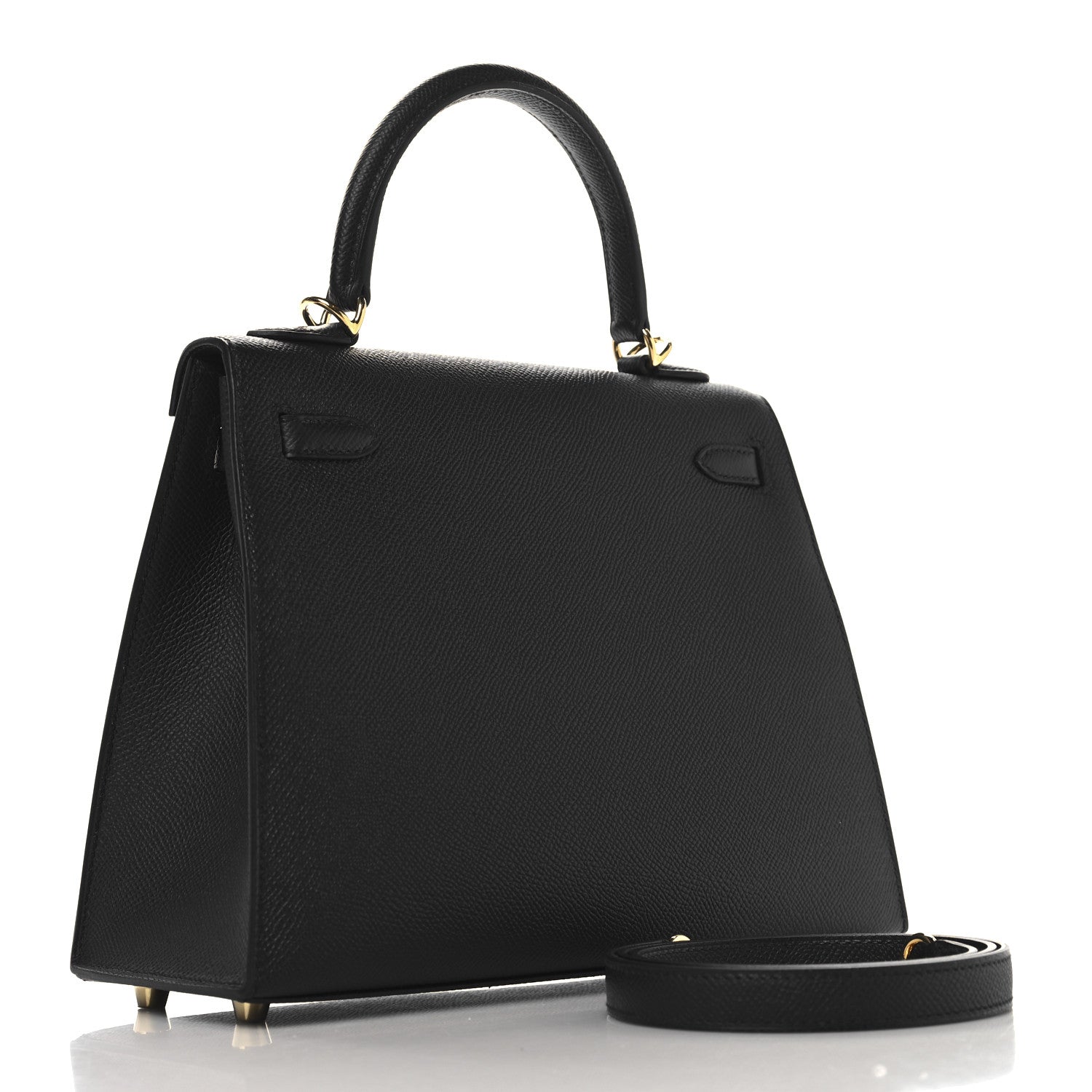 Hermes Epsom Kelly Sellier 25 Black 3 of 13
