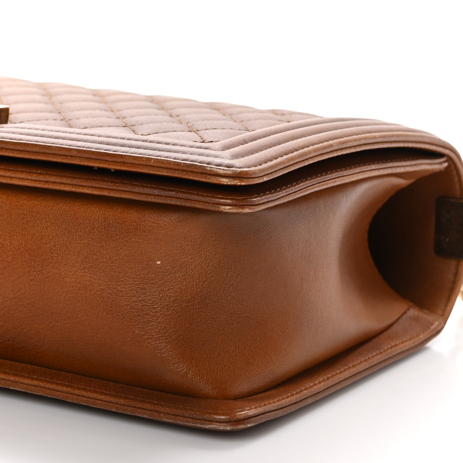 Chanel Washed Calfskin New Medium Boy Flap Light Brown 10 of 10