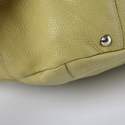 Prada Vitello Daino Side Pocket Hobo Green 20 of 22