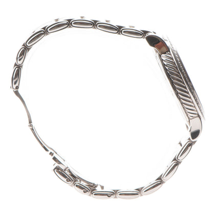 David Yurman Stainless Steel Diamond Bezel Mother of Pearl 38mm Classic Quartz Watch 5 of 9