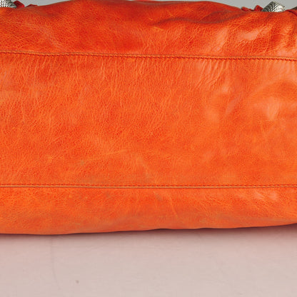 Balenciaga Agneau Giant 21 Silver Hardware City Mandarine 9 of 13
