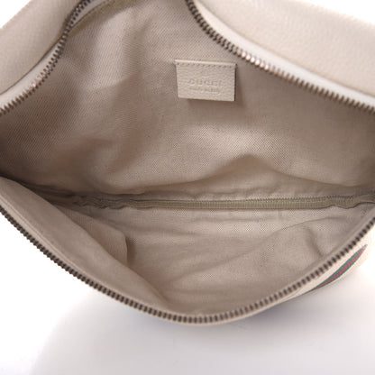 Gucci Grained Calfskin Logo Belt Bag White 5 of 7