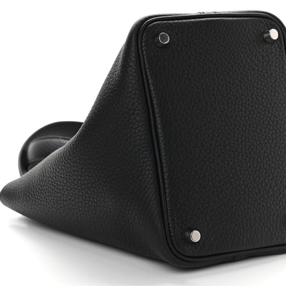 Hermes Taurillon Clemence Picotin Lock 18 PM Black 8 of 9
