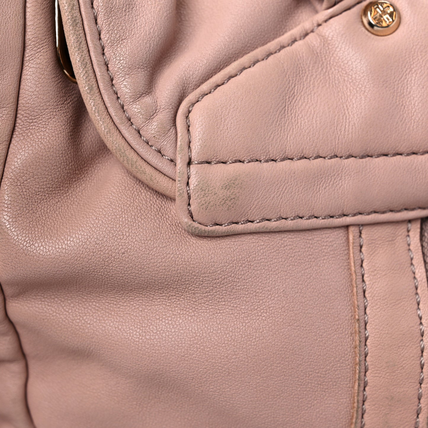 Lambskin Mini Marti Backpack Pink Gold Hardware