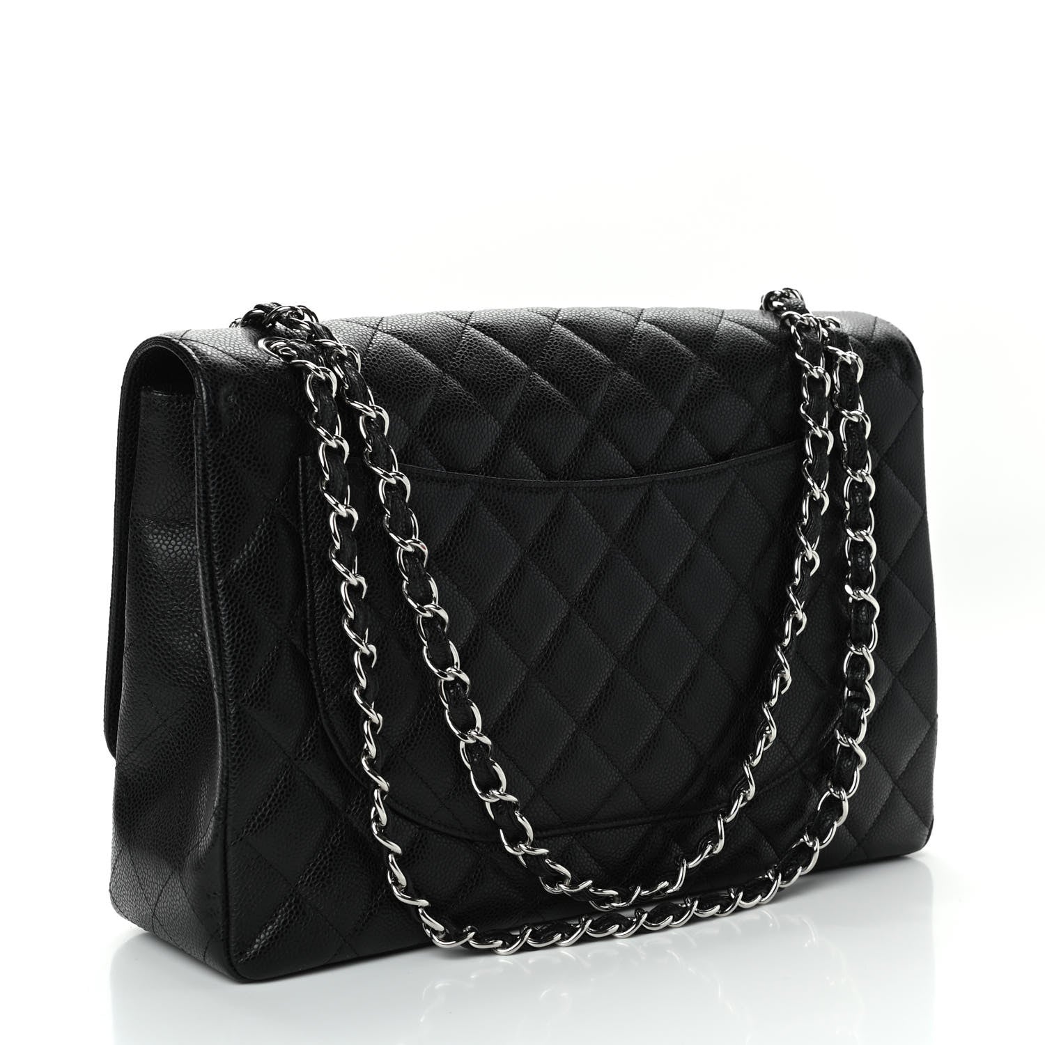 Chanel Caviar Quilted Maxi Single Flap Black 2 of 4
