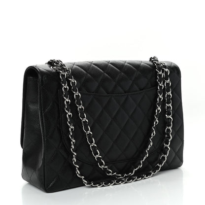 Chanel Caviar Quilted Maxi Single Flap Black 2 of 4