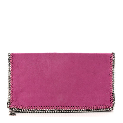 Stella McCartney Shaggy Deer Falabella Fold Over Clutch Hot Pink 1 of 13