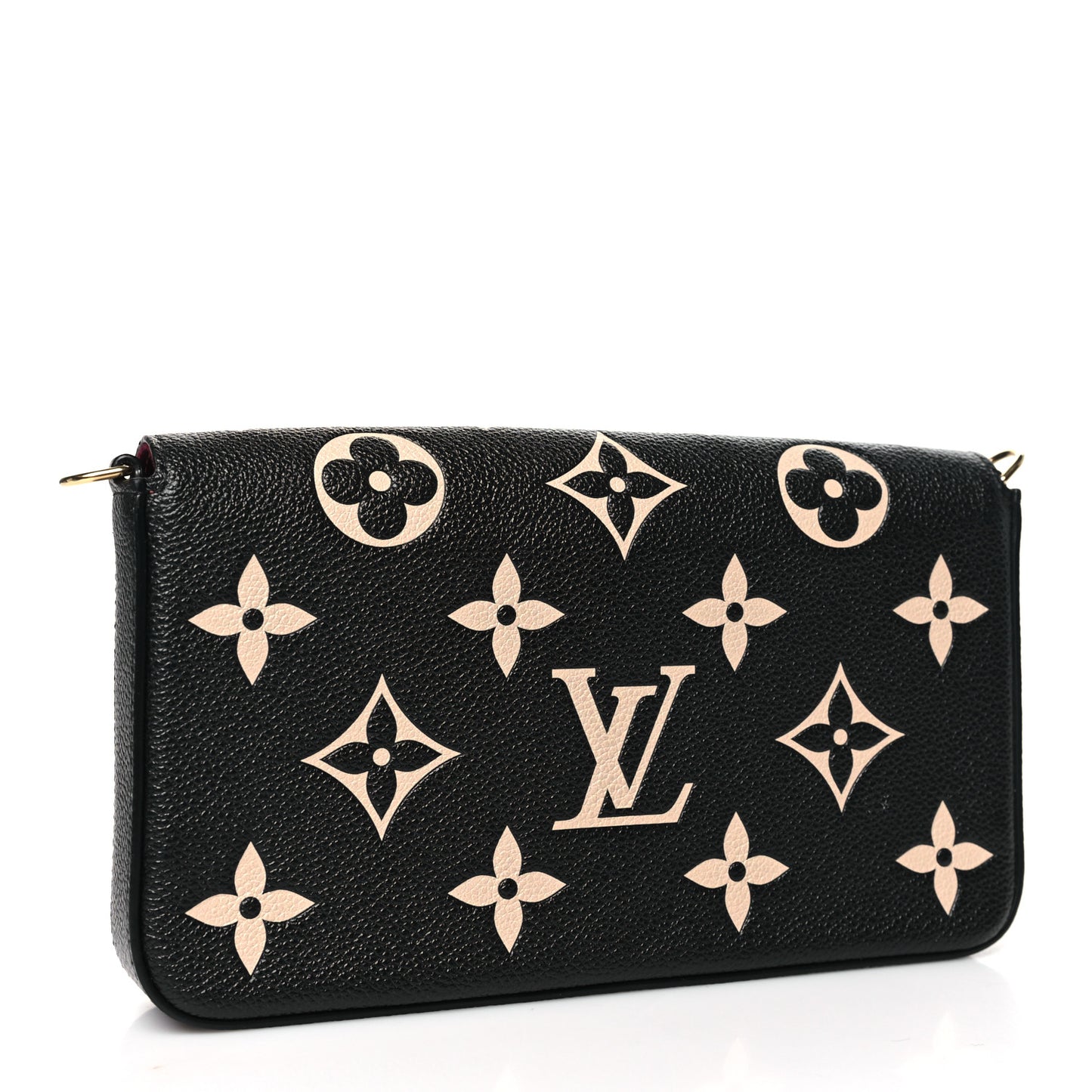 Empreinte Monogram Giant Felicie Pochette Black Beige