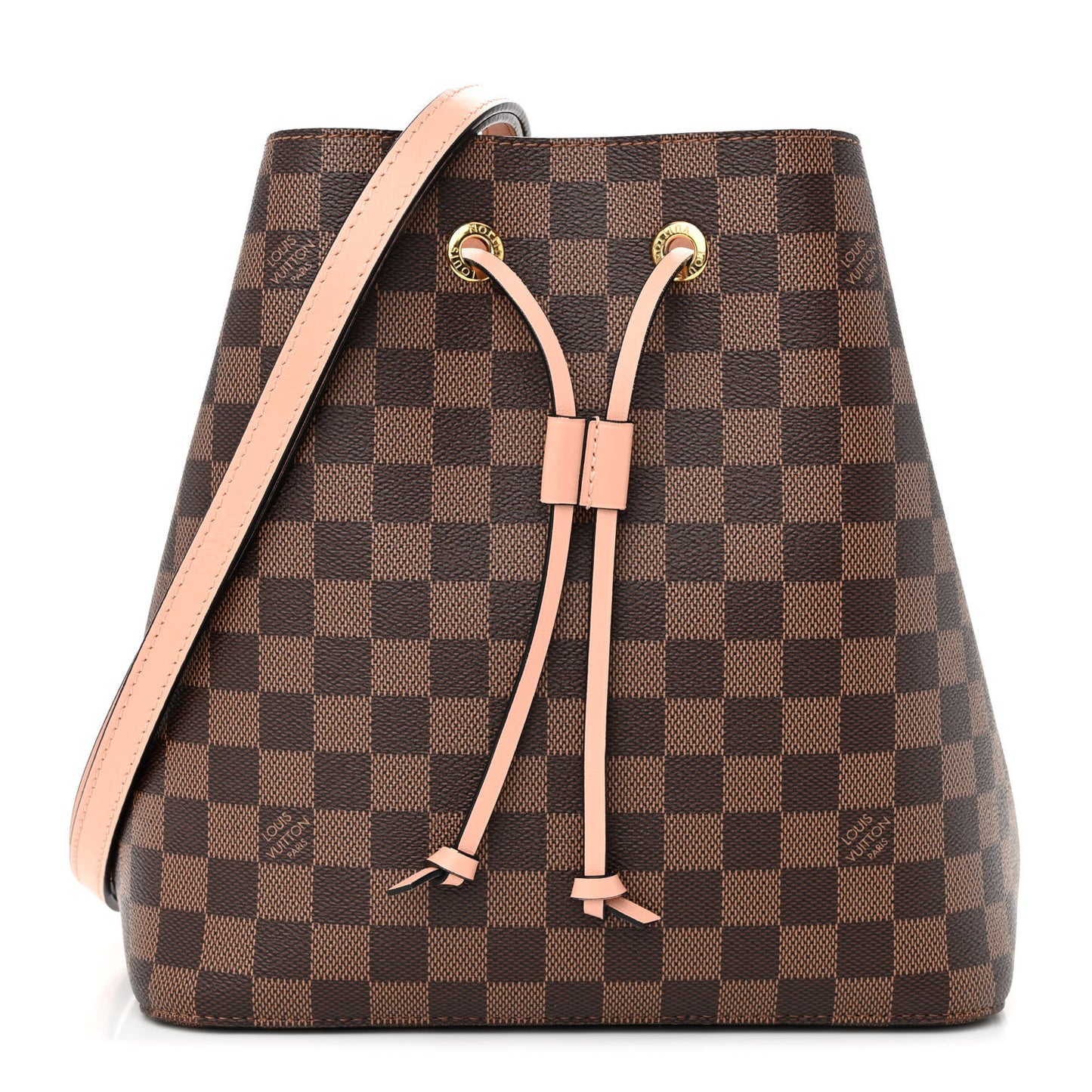 Damier Ebene Neonoe MM Venus Pink