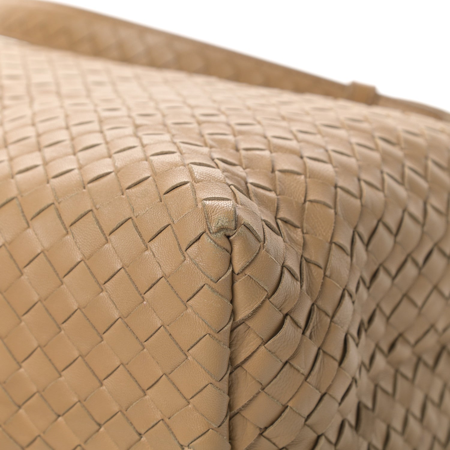 Bottega Veneta Nappa Intrecciato Garda Shoulder Bag Camel 11 of 15