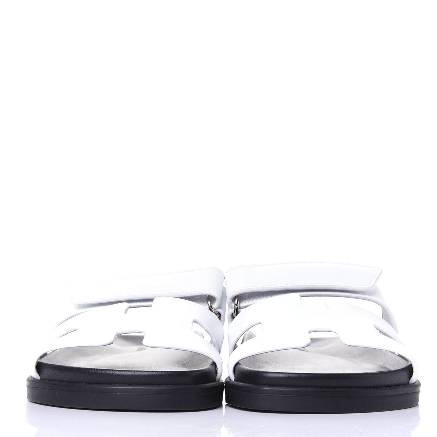 Calfskin Womens Chypre Sandals 37 White