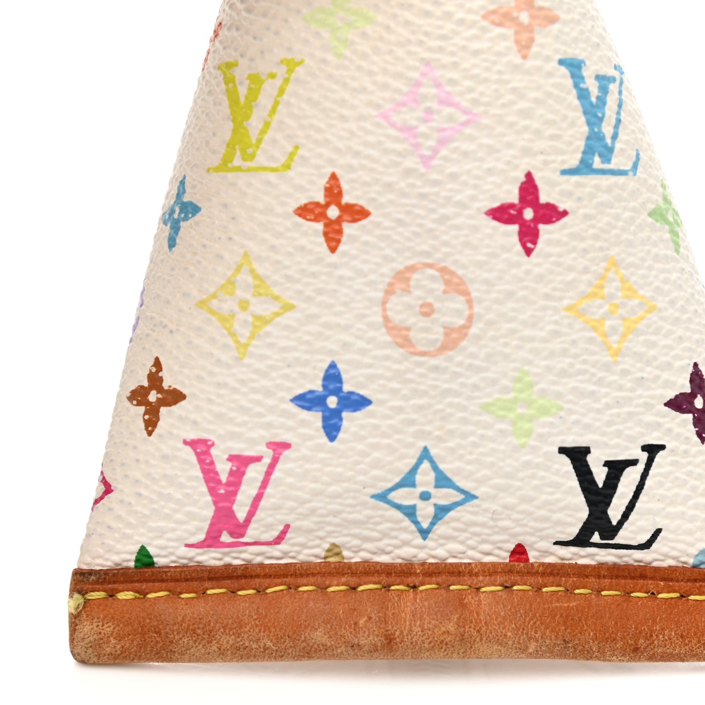 Monogram Multicolor Berlingot Coin Purse White