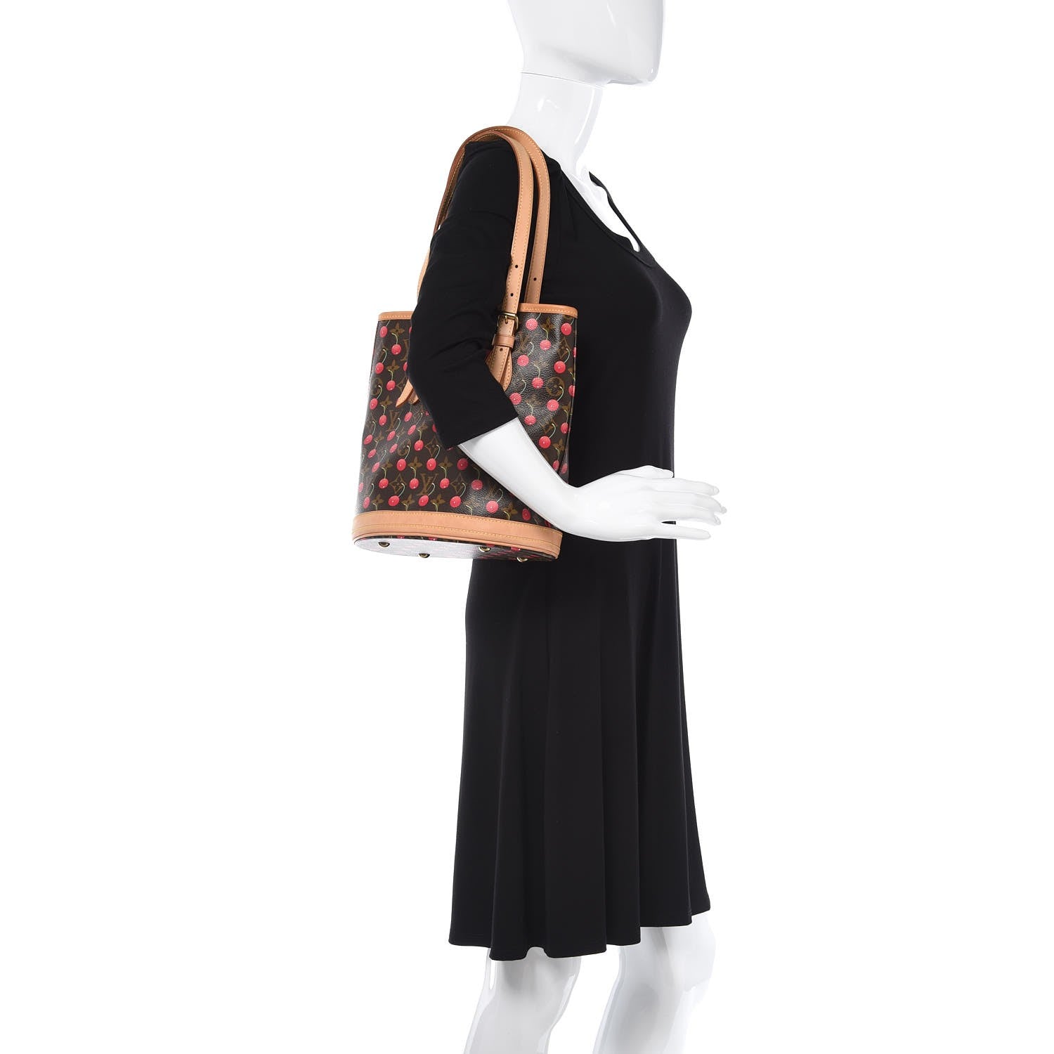 Louis Vuitton Monogram Cerises Bucket Bag 2 of 8