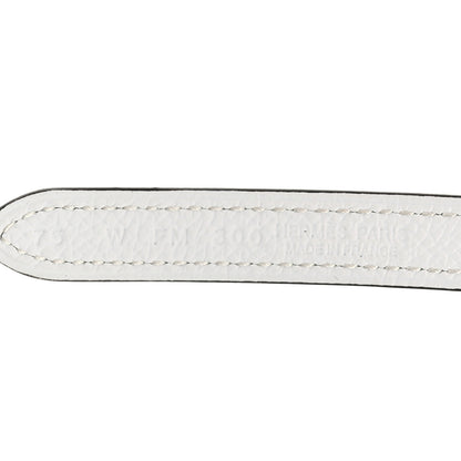 Hermes Swift Epsom 13mm Ancre Belt 75/30 White Gold 3 of 6