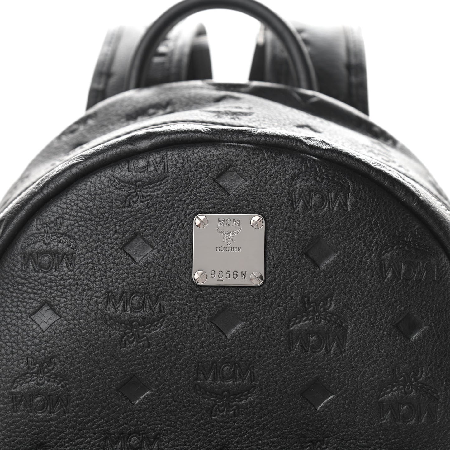 Calfskin Ottomar Small Stark Backpack Black