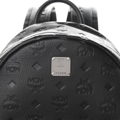 MCM Calfskin Ottomar Small Stark Backpack Black 7 of 9