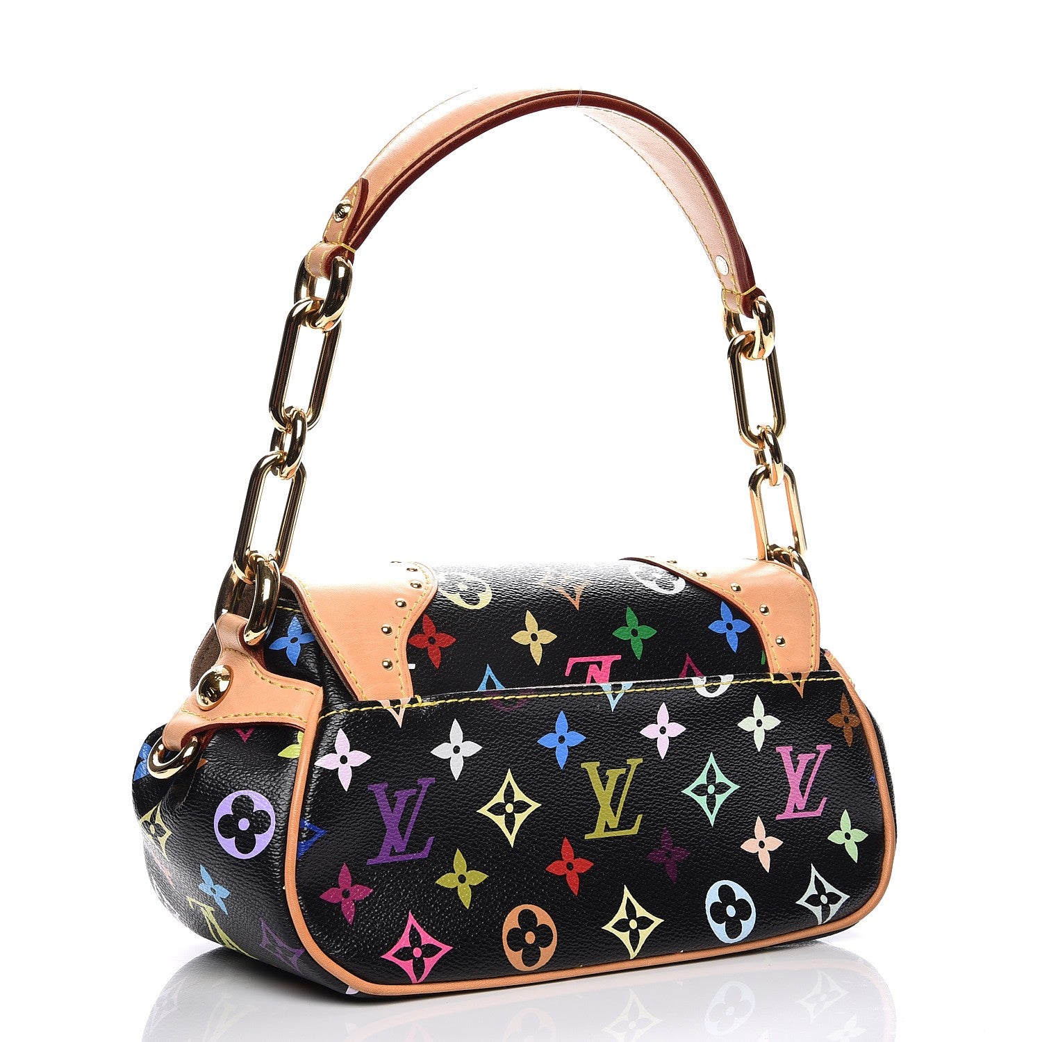 Louis Vuitton Monogram Multicolor Marilyn Black 3 of 8