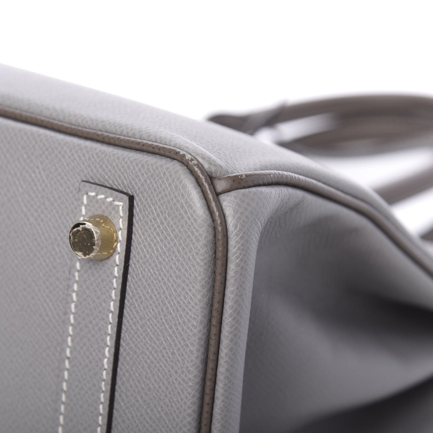Epsom Horseshoe Birkin 30 Etain Gris Mouette