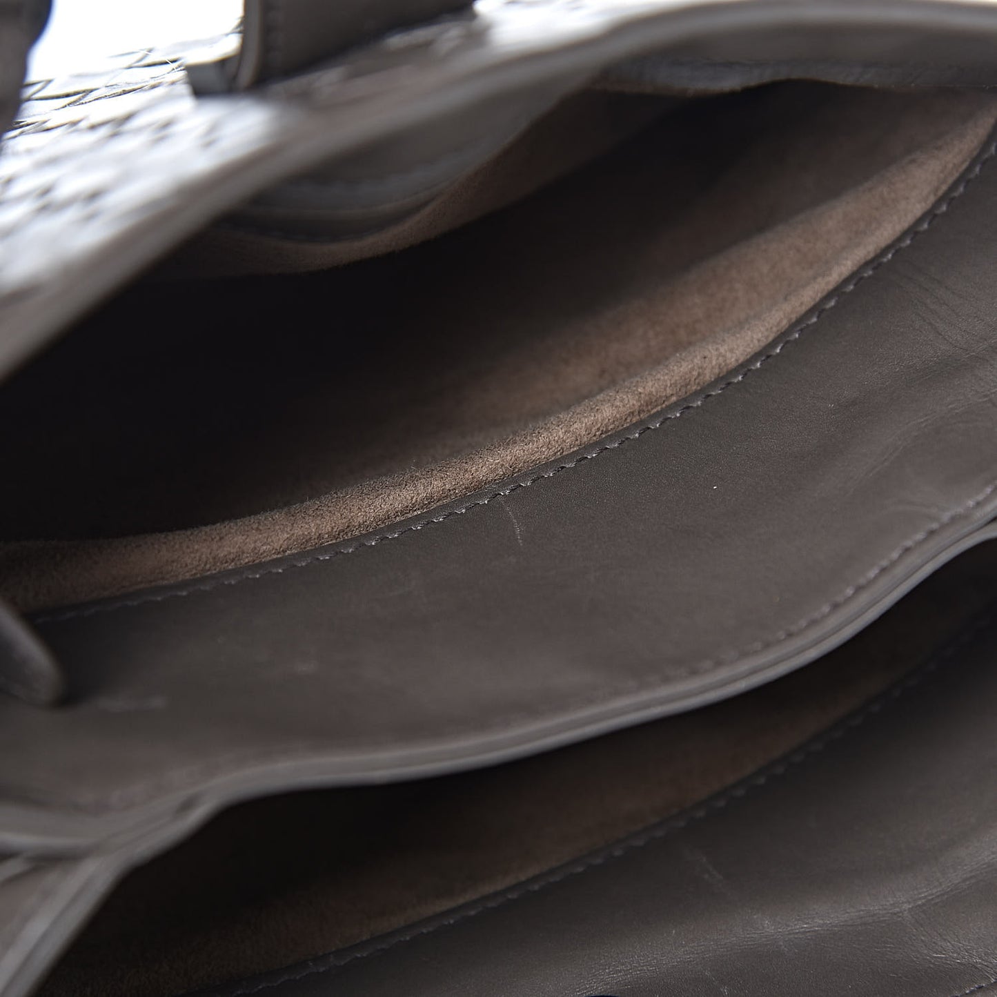 Nappa Intrecciato Baby Roma Tote New Steel