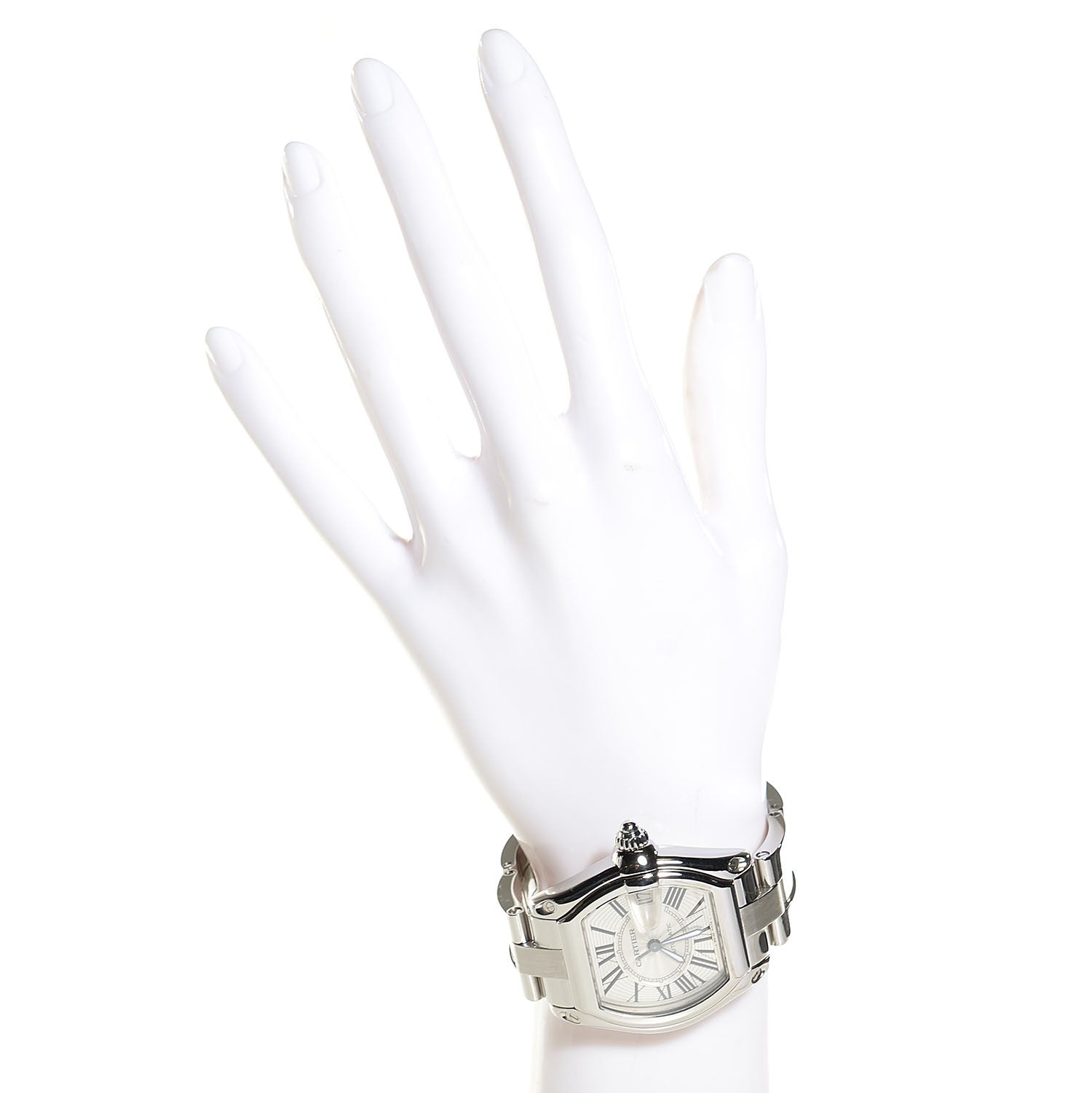 Cartier Stainless Steel 37mm Roadster Automatic Watch 2 of 7