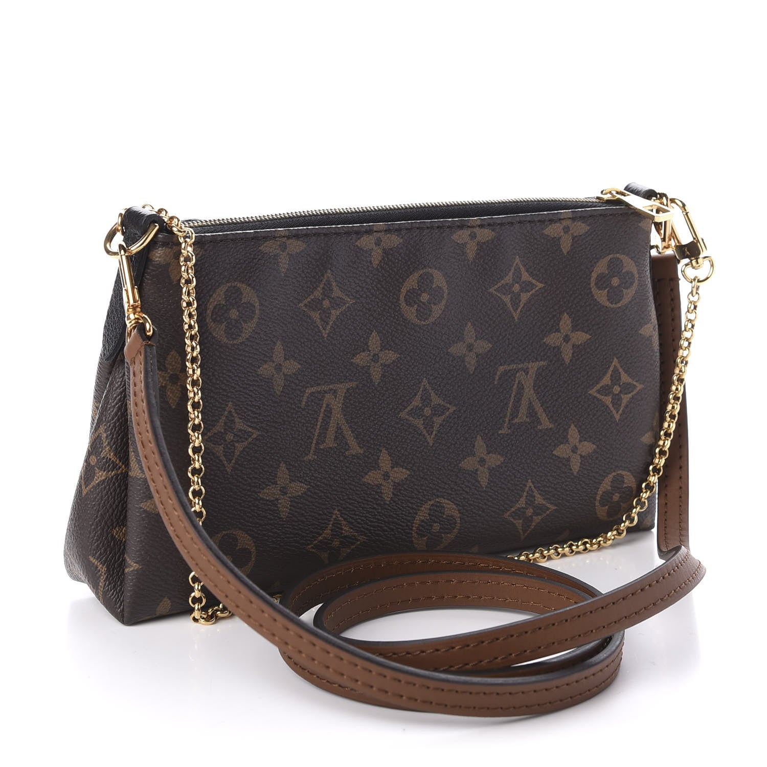 Louis Vuitton Monogram Pallas Clutch Black 3 of 12