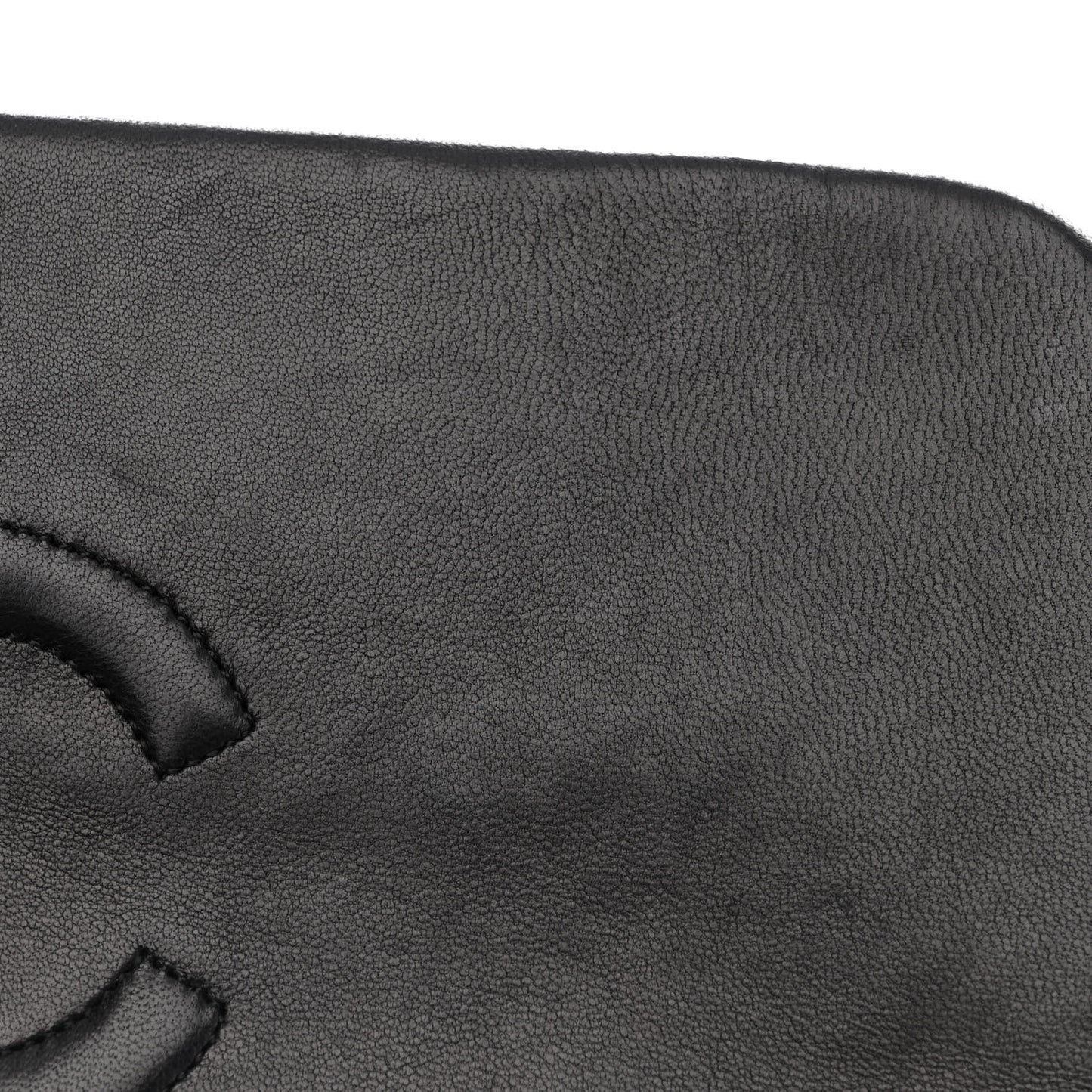 Lambskin Quilted Small Single Flap Black