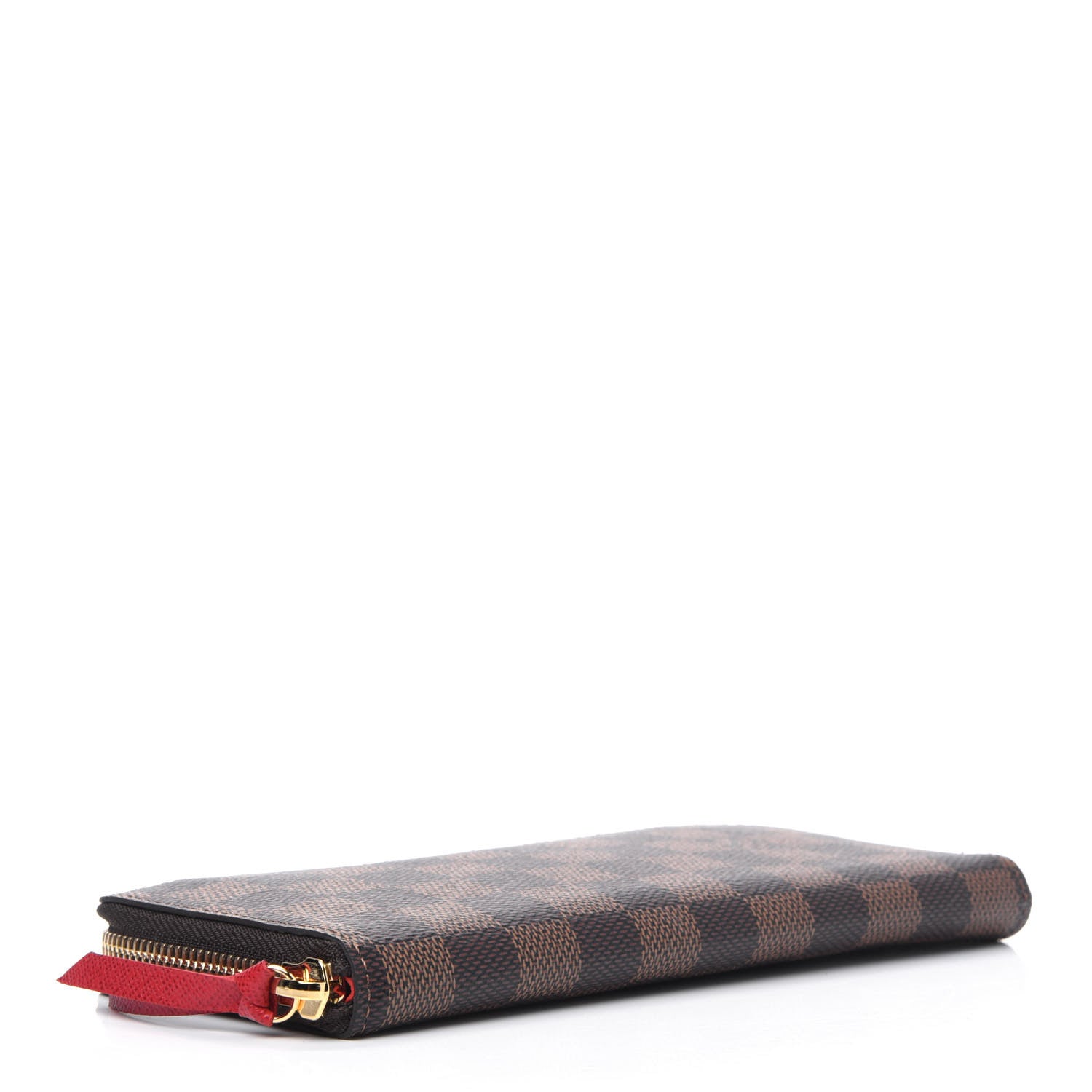 Louis Vuitton Damier Ebene Clemence Wallet Cherry 3 of 4