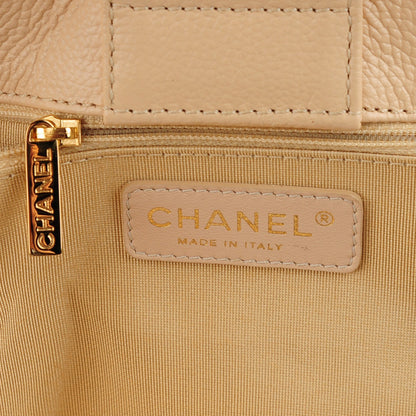 Chanel Calfskin Cerf Executive Shopper Tote Beige 6 of 7