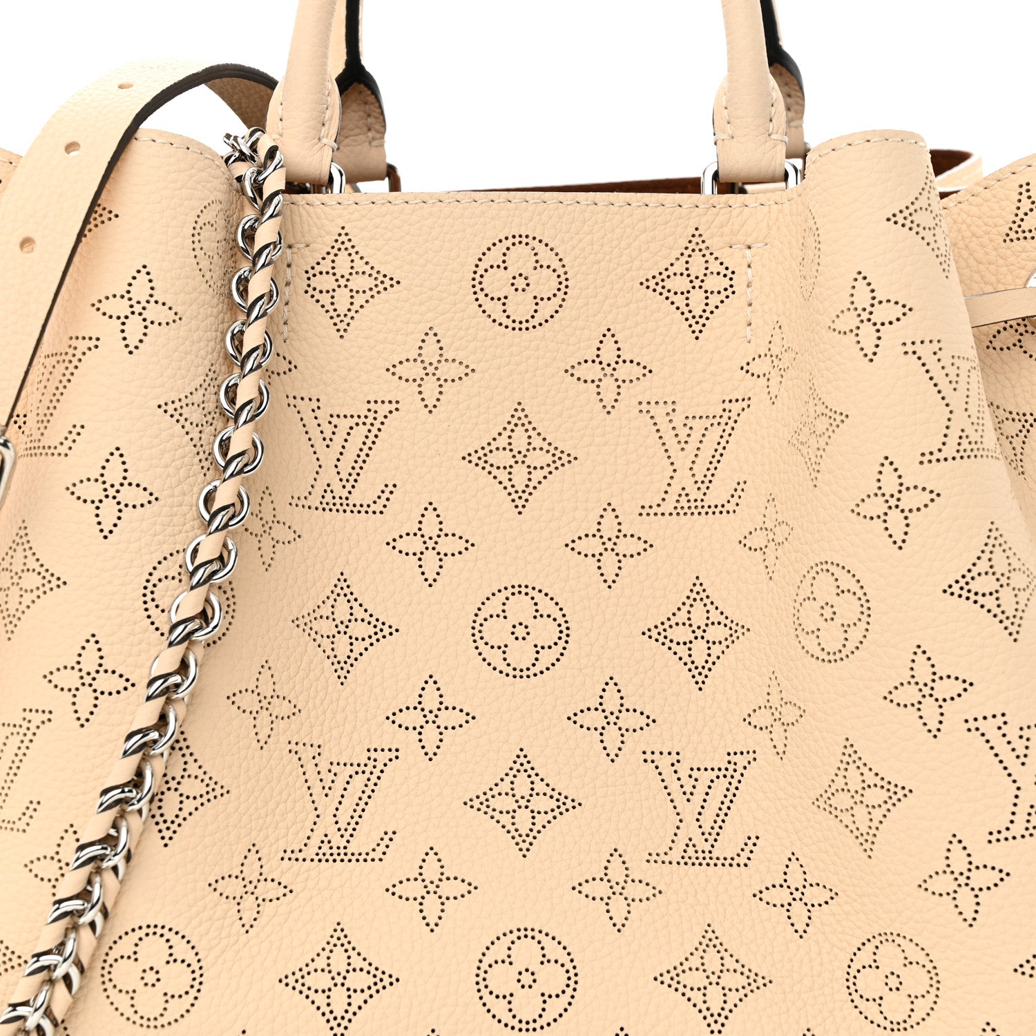 Louis Vuitton Mahina Bella Tote Creme Beige 7 of 9