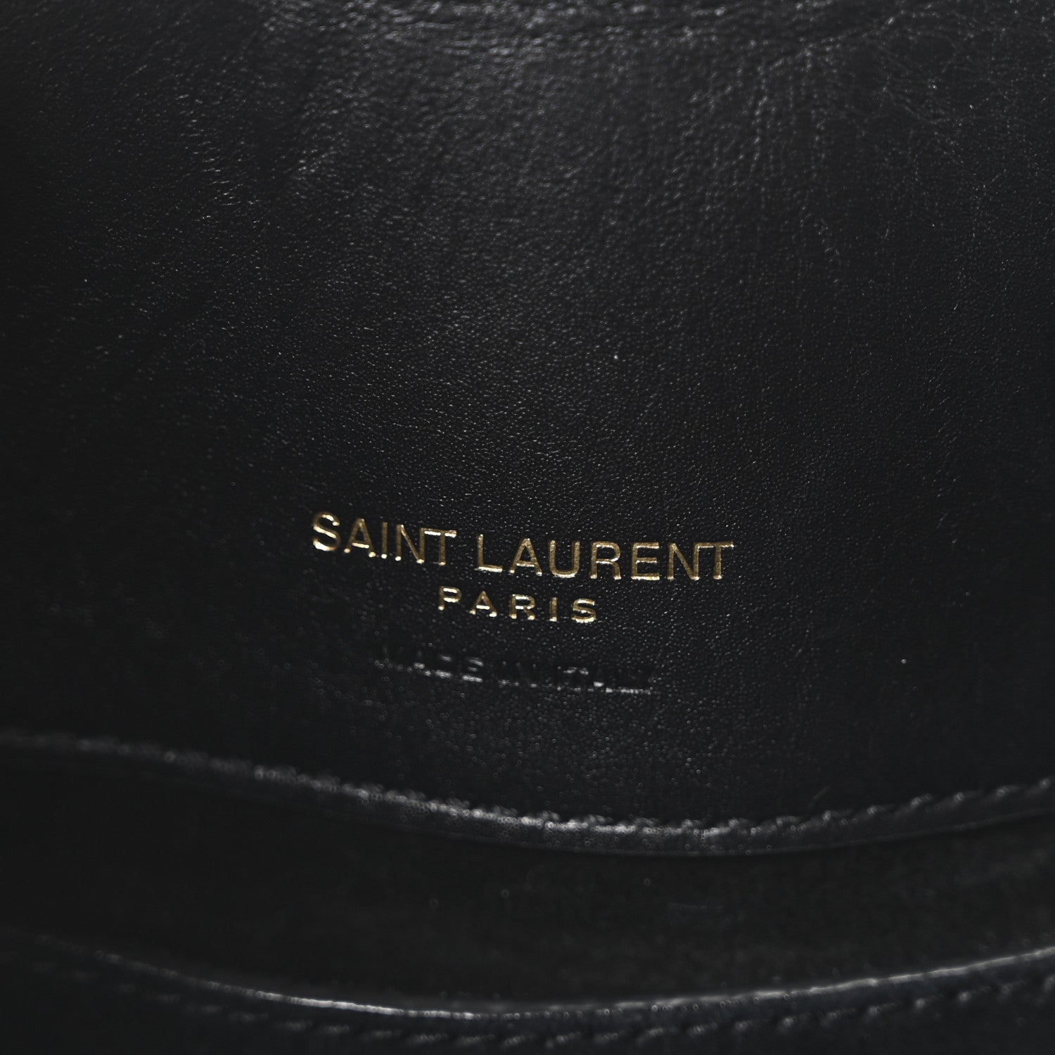 Saint Laurent Shiny Calfskin Le 37 Bucket Bag Black 6 of 9