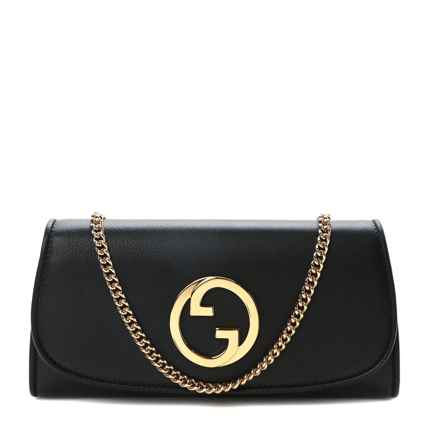 Roxy Calfskin Blondie Continental Chain Wallet Black