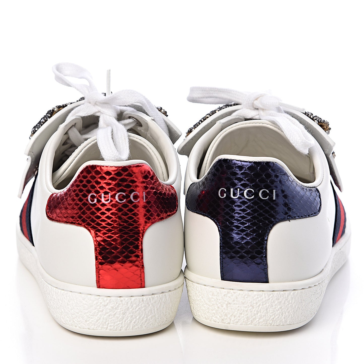 Calfskin Ayers Web Womens Ace Bow Lace Sneakers 36.5 White