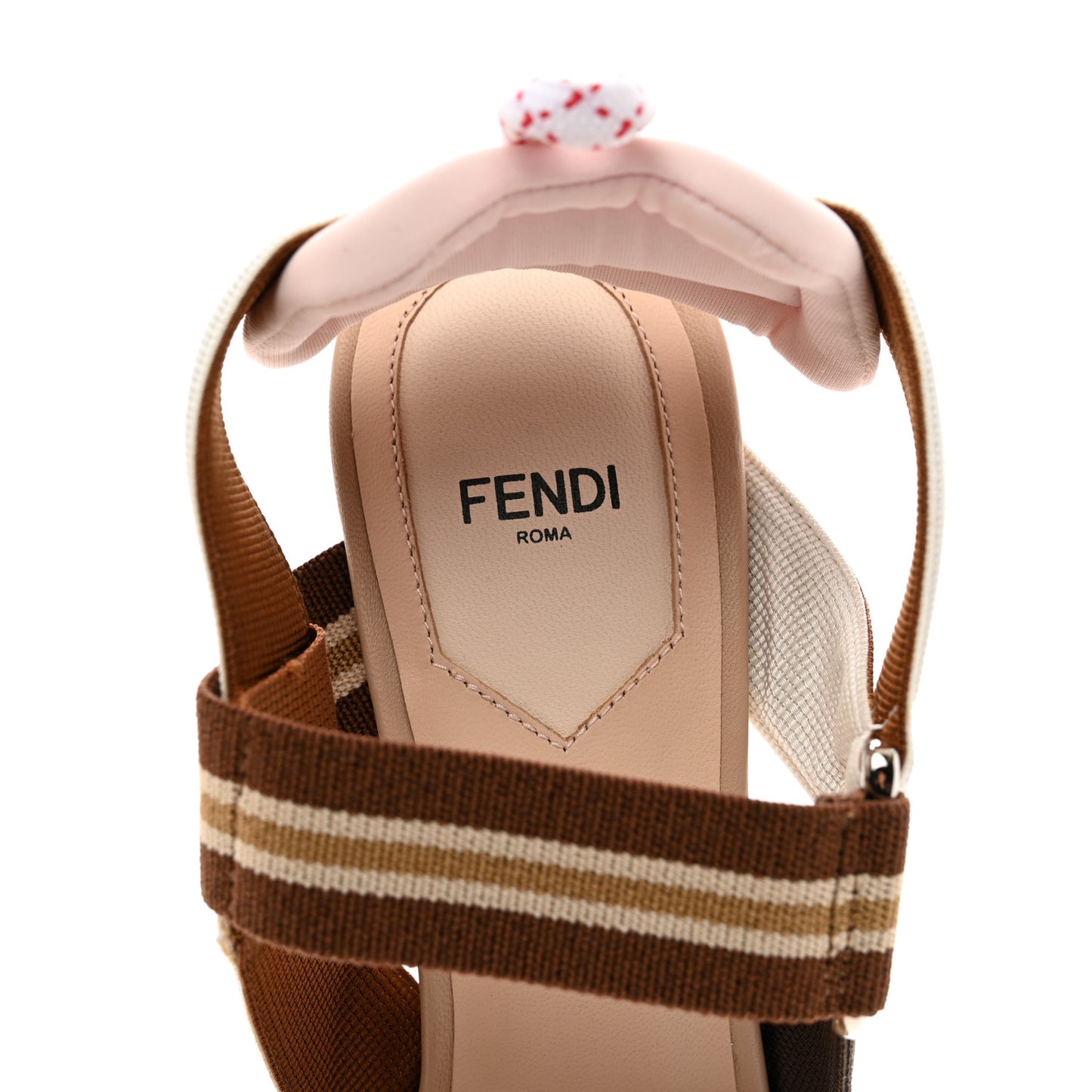Technical Mesh FF Colibri 55mm Slingback Pumps 39.5 Tobacco Moro Camelia