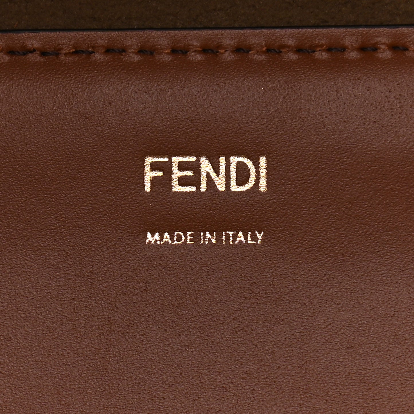 Vitello King Plexiglass Large Fendi Sunshine Shopper Tote Cuoio