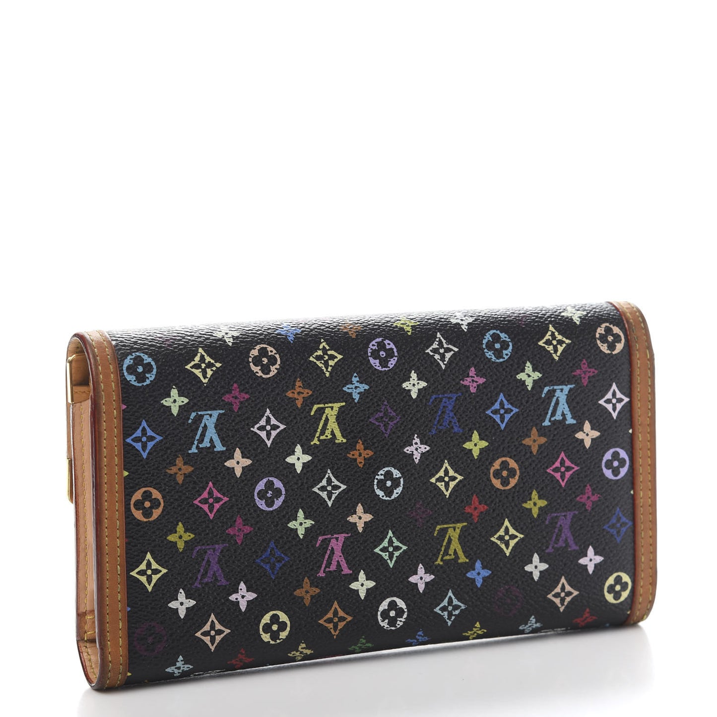 Monogram Multicolor Porte Tresor International Wallet Black