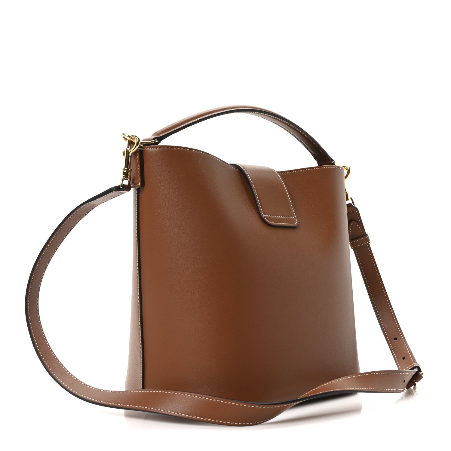 Celine Smooth Calfskin Triomphe Medium Louise Bag Tan 4 of 11