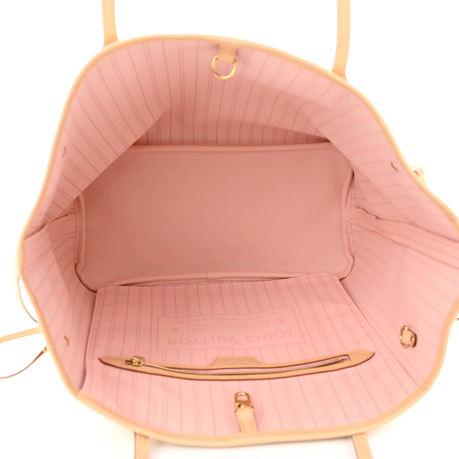 Louis Vuitton Damier Azur Neo Neverfull MM Rose Ballerine 5 of 10