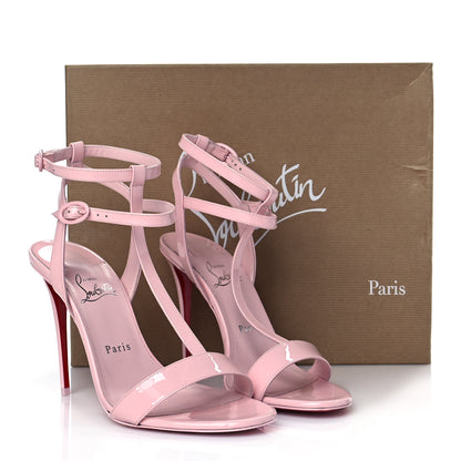 Christian Louboutin Patent Mara 100 Sandals 39.5 Poupee 8 of 8