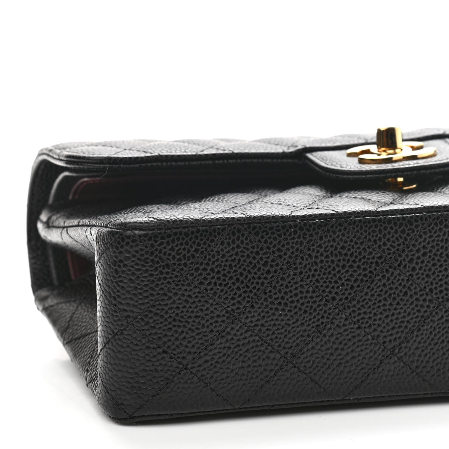 Chanel Caviar Quilted Small Double Flap Black 8 of 9