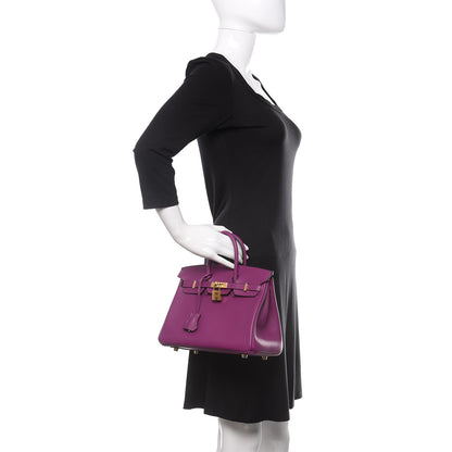 Hermes Swift Birkin 25 Anemone 2 of 11