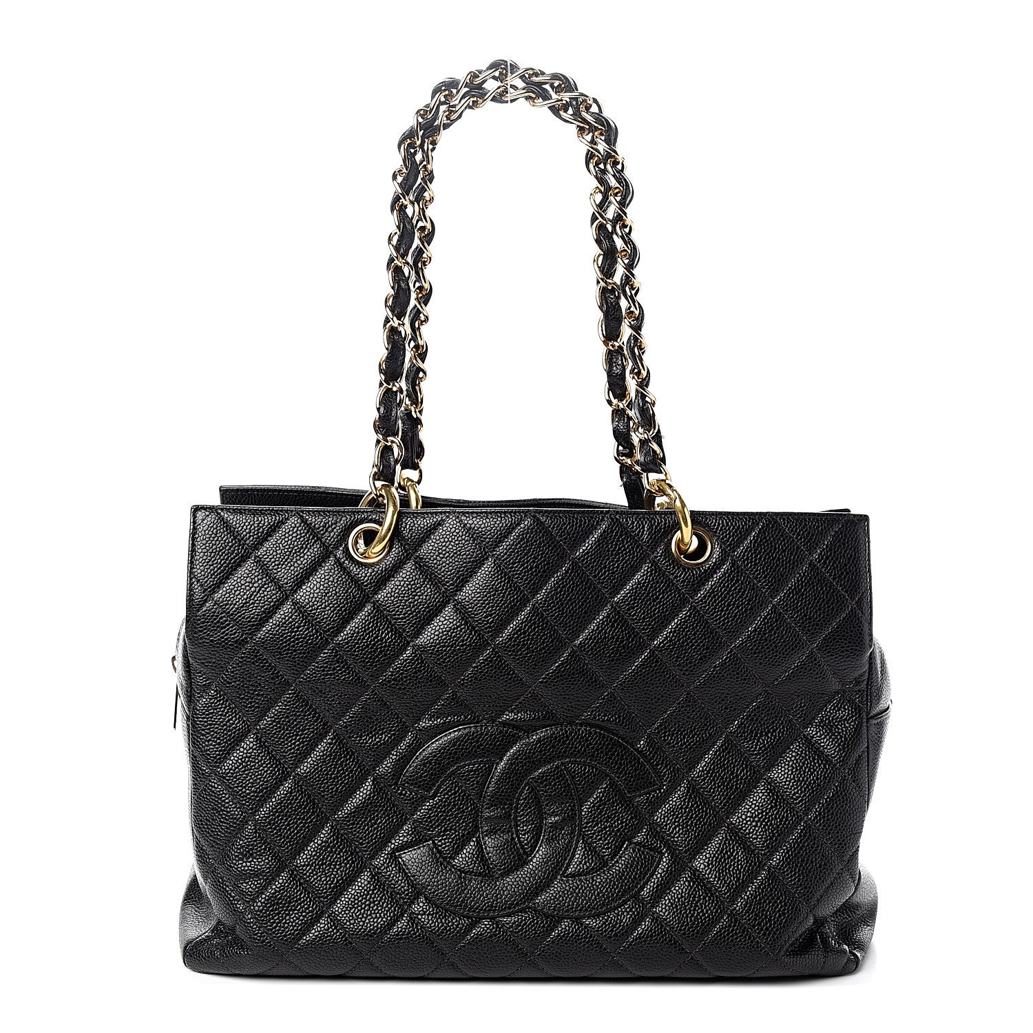 Chanel Caviar Quilted Grand Timeless Tote GTT Black 1 of 10