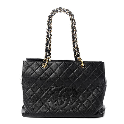 Chanel Caviar Quilted Grand Timeless Tote GTT Black 1 of 10