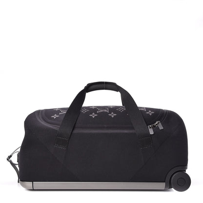 Louis Vuitton Knit Monogram Horizon Soft Duffle 55 Black 3 of 11